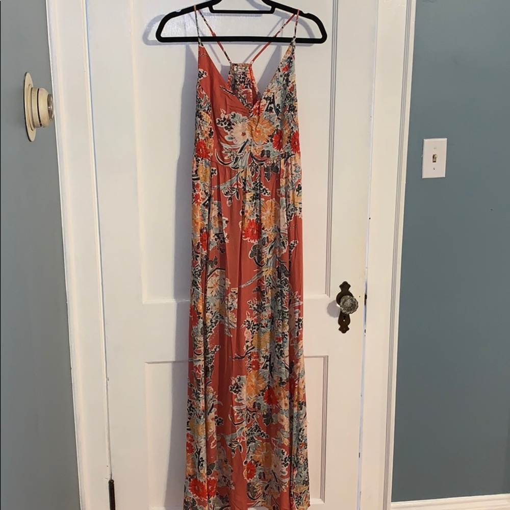 Free People Through the Vine maxi dress size small